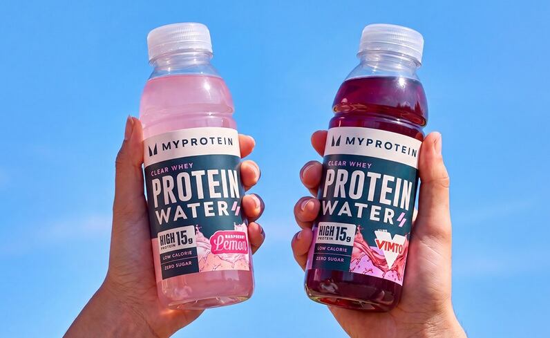 Launching in September 2026, MyProtein Clear Whey Protein Water will be available in two flavours: Vimto and Raspberry Lemon. The new 500ml range will have an RSP of £2.99 and is sugar-free, low in calories and contains 15g of clear whey protein