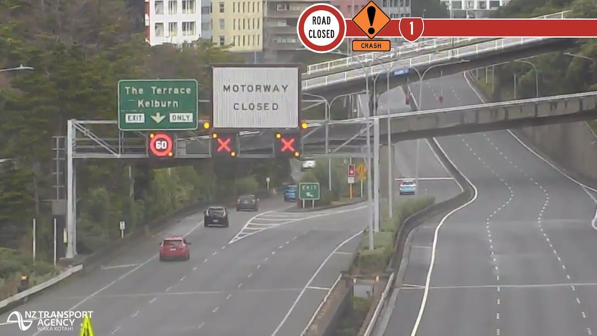 Central Wellington’s Terrace Tunnel reopens after four-vehicle crash shuts both lanes, causes major delays