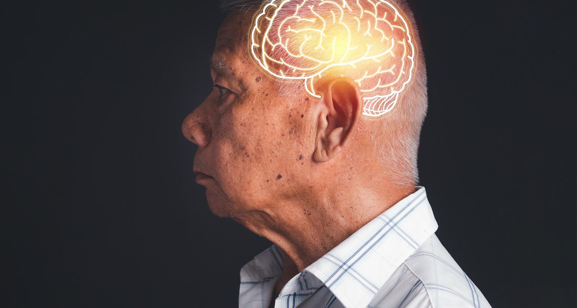 Old Asian Man Dementia Alzheimer
