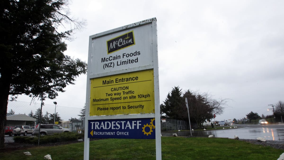 Hawke’s Bay growers withdraw bid for Hastings McCain plant
