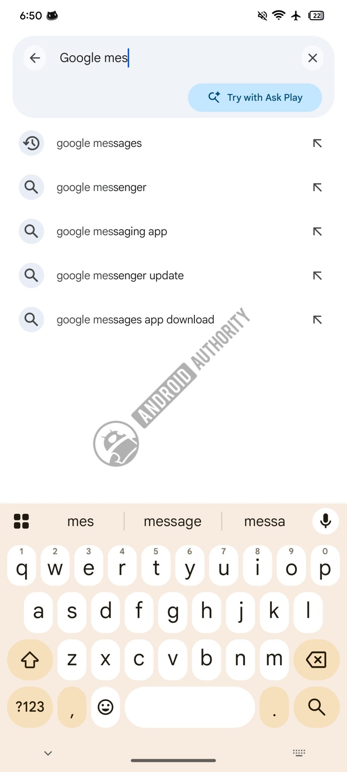 Play Store new search watermarked