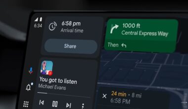 Android Auto split screen mode