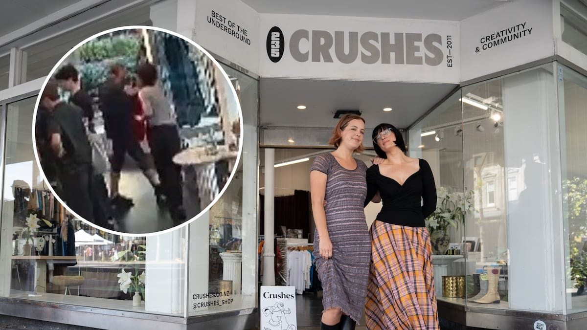 Auckland boutique Crushes goes viral after employee elegantly foils shoplifting attempt