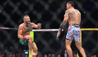 UFC 329: Conor McGregor loses to Max Holloway as injury ends fight early