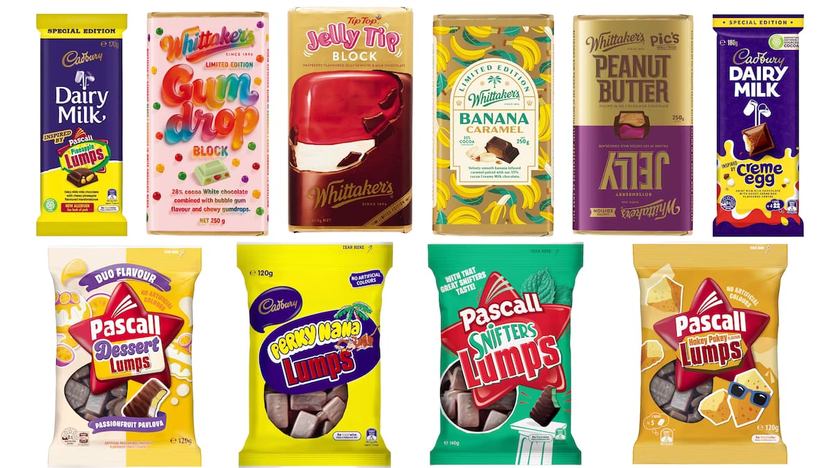 Whittaker’s Gumdrop Block to Pascall Snifters Lumps: Ranking New Zealand’s novelty chocolate flavours