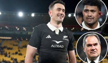 All Blacks v Italy: Dave Rennie leads tributes after Will Jordan sets try scoring record but says side need to improve