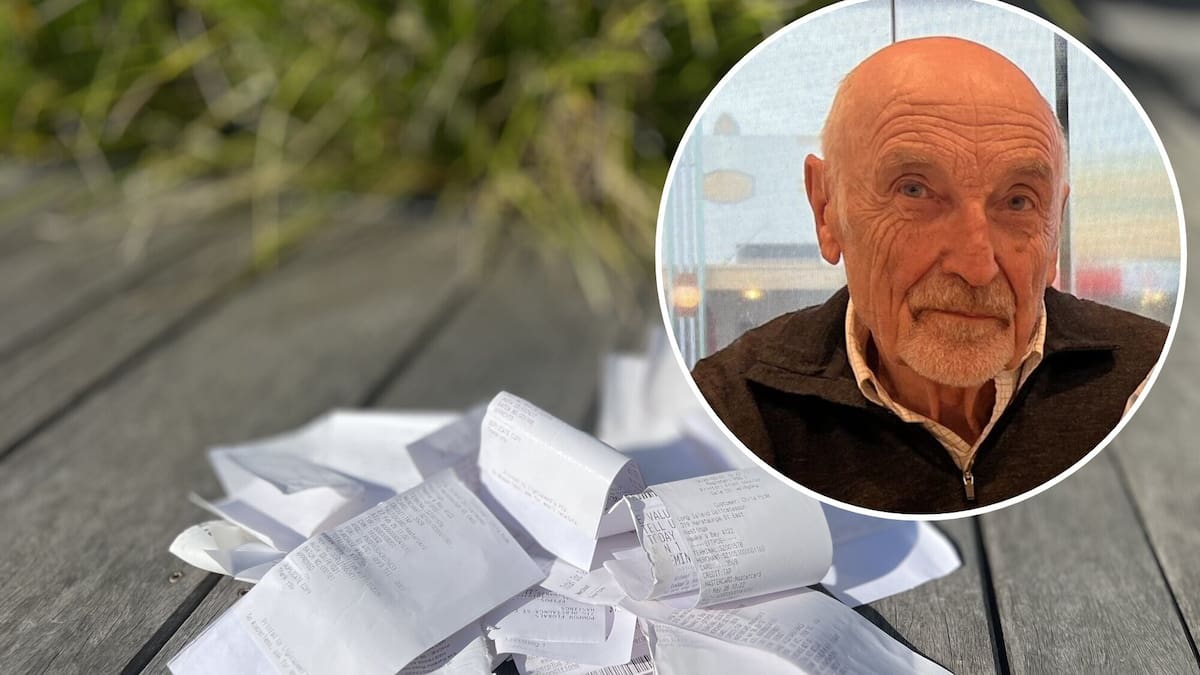 Hawke’s Bay man calls for action on thermal paper receipts and plastic pollution
