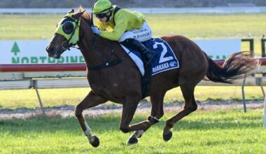 Talented apprentice Hayley Hassman gets tactics spot on with Drop Of Something at Ruakaka