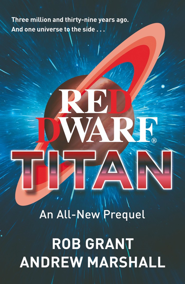 The book cover of Red Dwarf: Titan