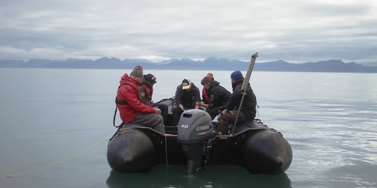 Researchers in Greenland