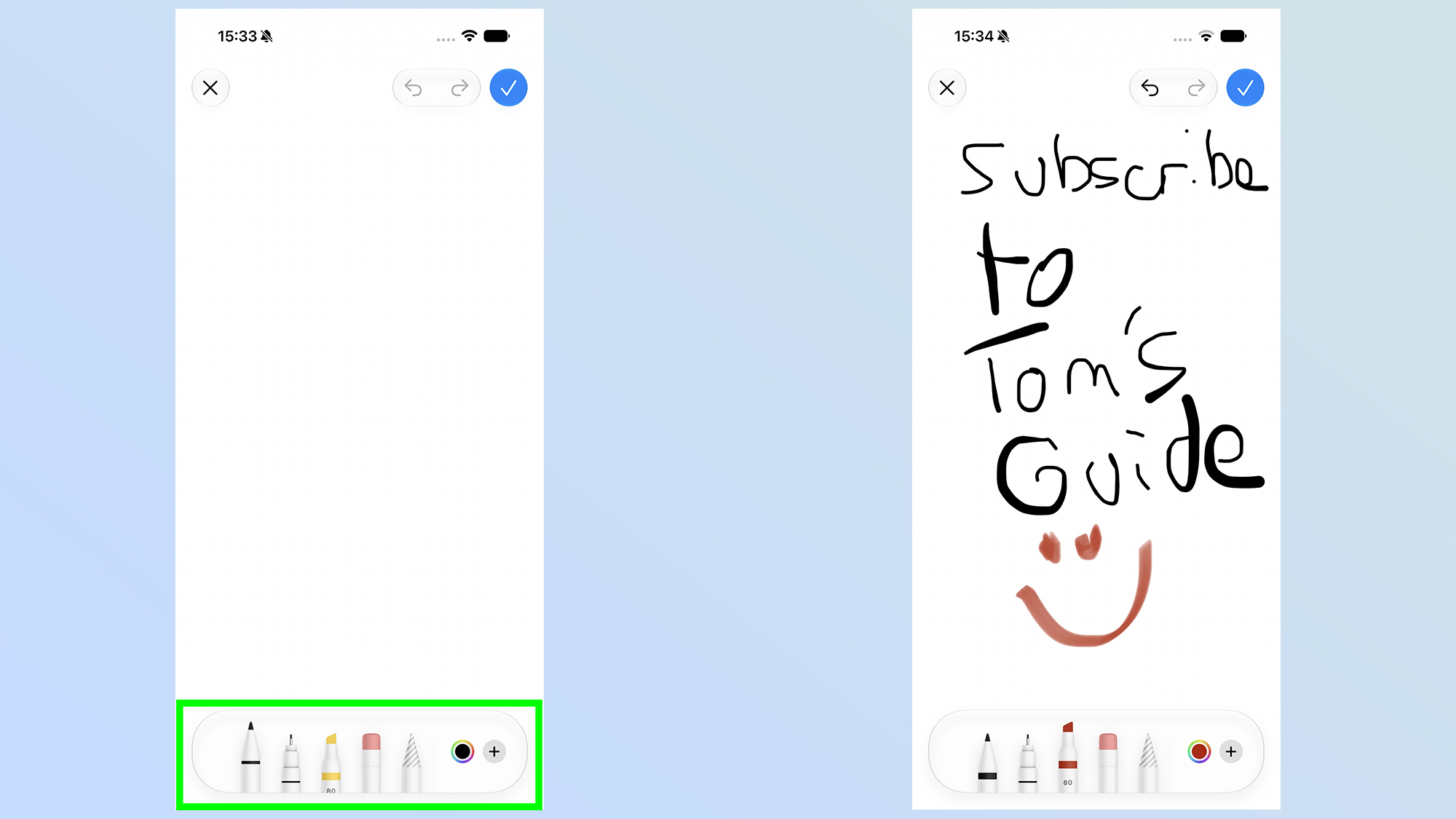 step by step how to on how to draw in messages app in ios 27 beta