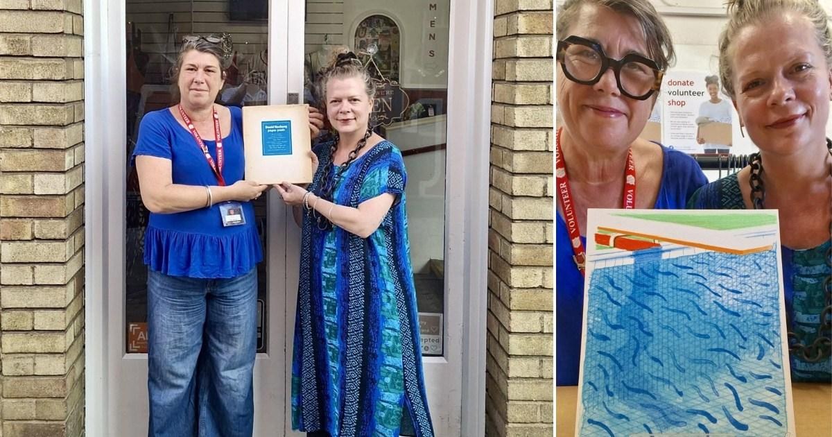David Hockney print found in Norwich charity shop sells for eye-watering sum | News UK