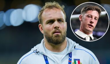 All Blacks: Italy lock Niccolo Cannone banned four matches for headbutt on Cam Roigard