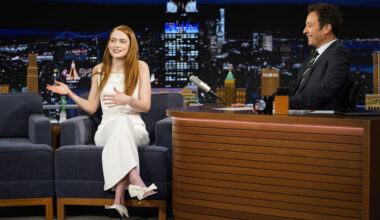 First Look: Sadie Sink Appears On Wednesday's "Tonight Show Starring Jimmy Fallon"