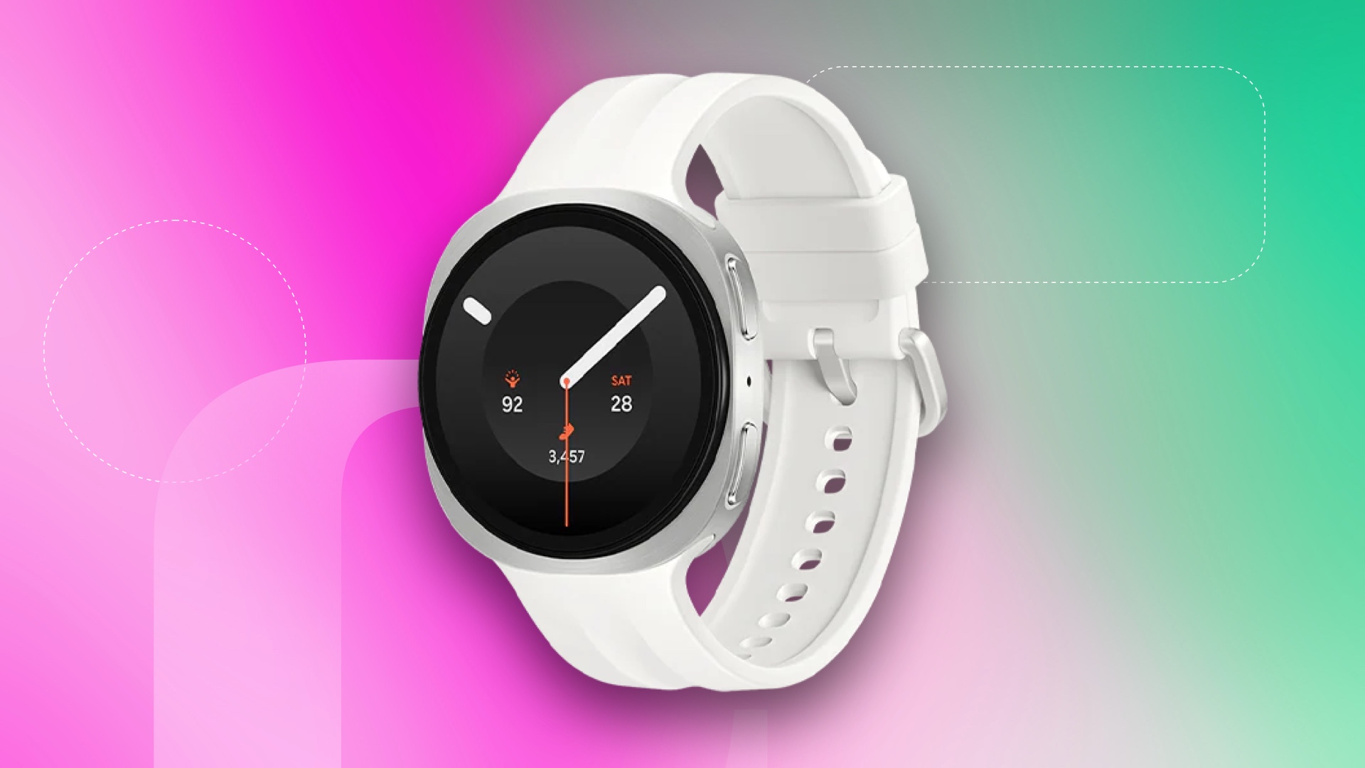 Samsung Galaxy Watch 9 in white