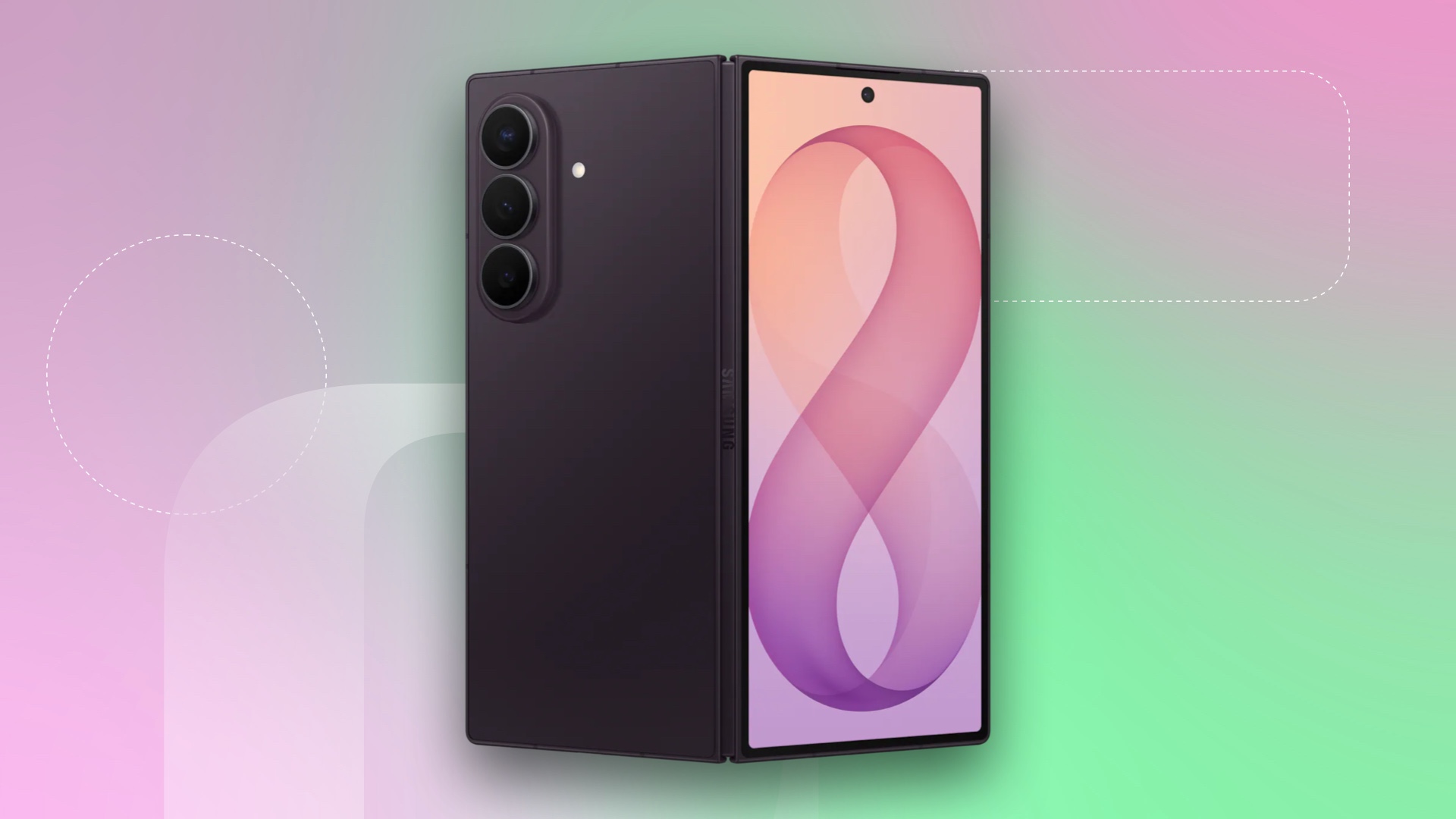 Samsung Galaxy Z Fold 8 Ultra in black