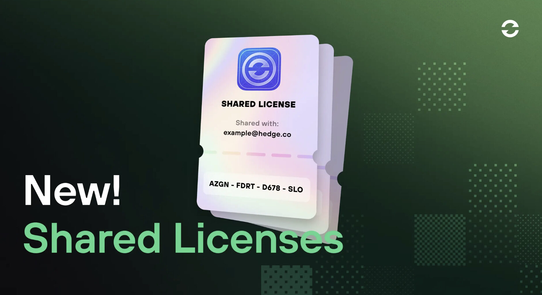 Hedge Shared Licenses - Newsshooter