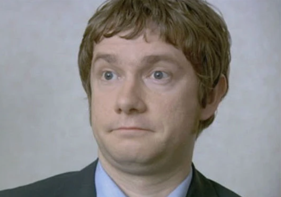 Martin Freeman played self-deprecating Tim on BBC sitcom ‘The Office’