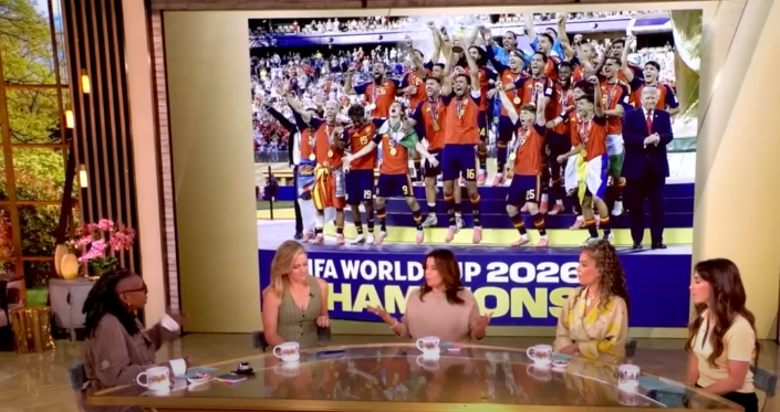 The hosts of 'The View' tore into Donald Trump's appearance at the World Cup final