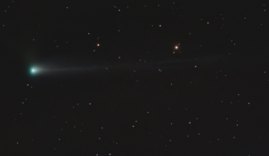 Ultra-long period comet C/2024 E1 Wierzchoś from February 6th, 2026. Image credit: Andrew VP. Used with permission.