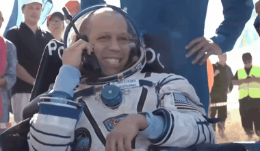 Astronauts returning from space today will need to relearn how to walk after spending 241 days aboard ISS