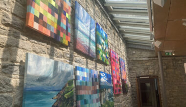 Shelley Perry art exhibition at Durlston