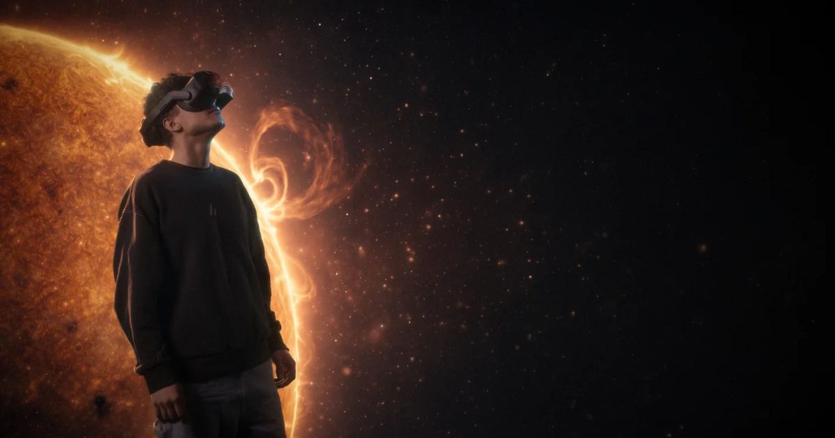You can now walk through space and gaze into a black hole at this VR exhibit