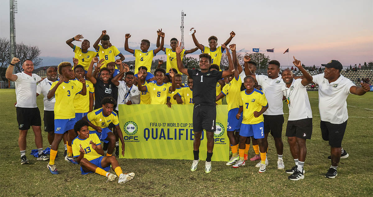 Solomon Islands to join New Zealand and Fiji at FIFA U-17 Men's World Cup