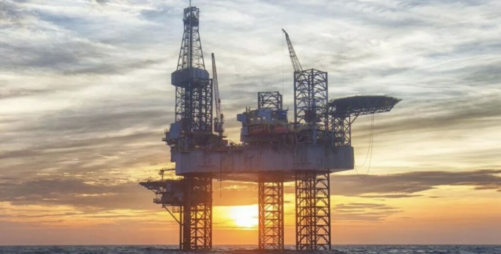 An offshore rig