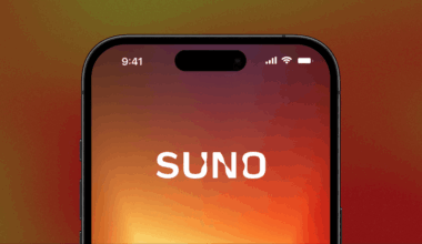 Suno logo on smartphone screen