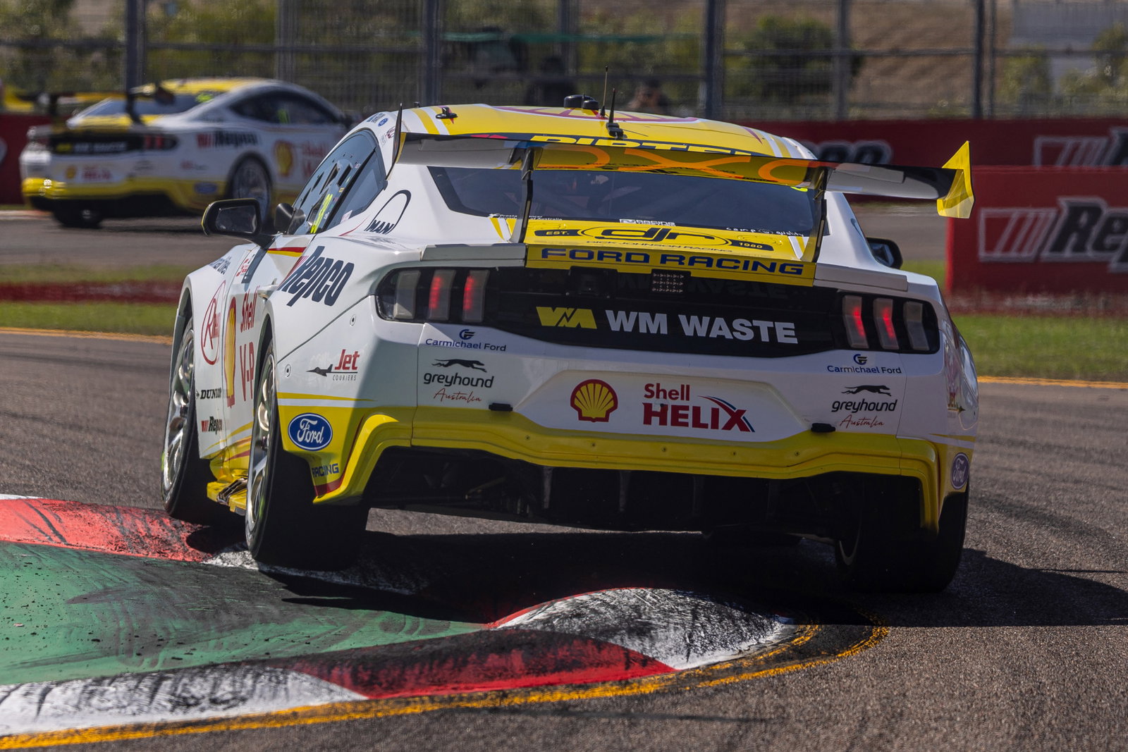 Rylan Gray on track during the Townsville 500.