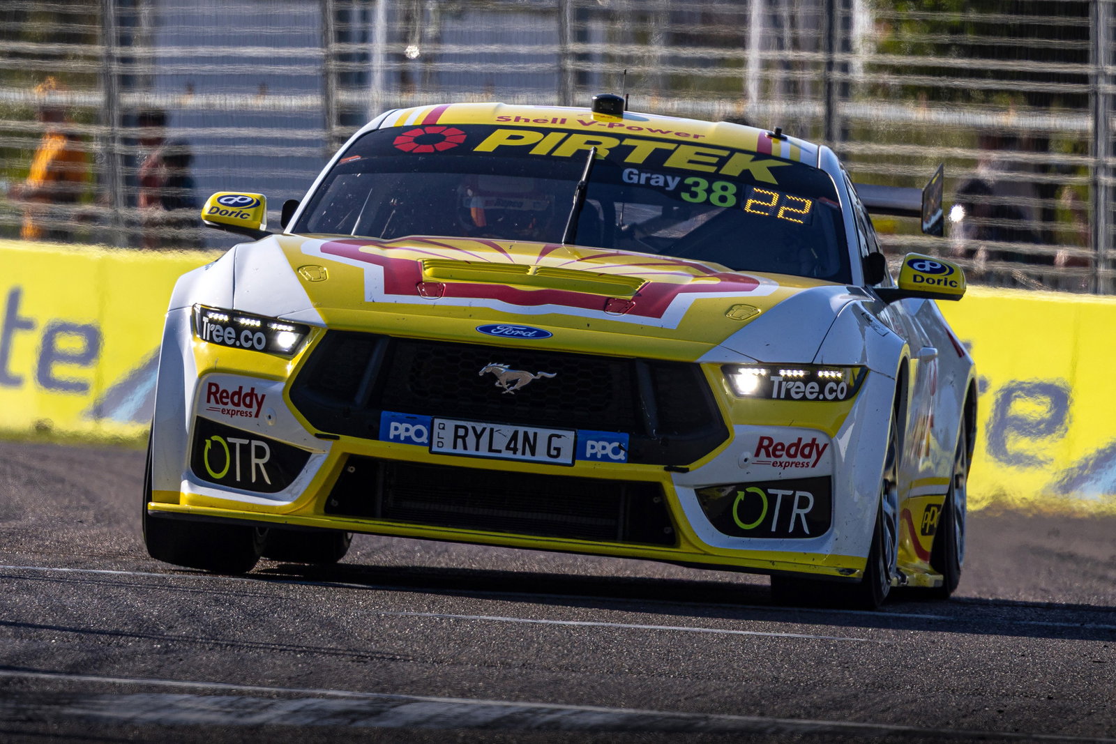 Rylan Gray on track during the Townsville 500.