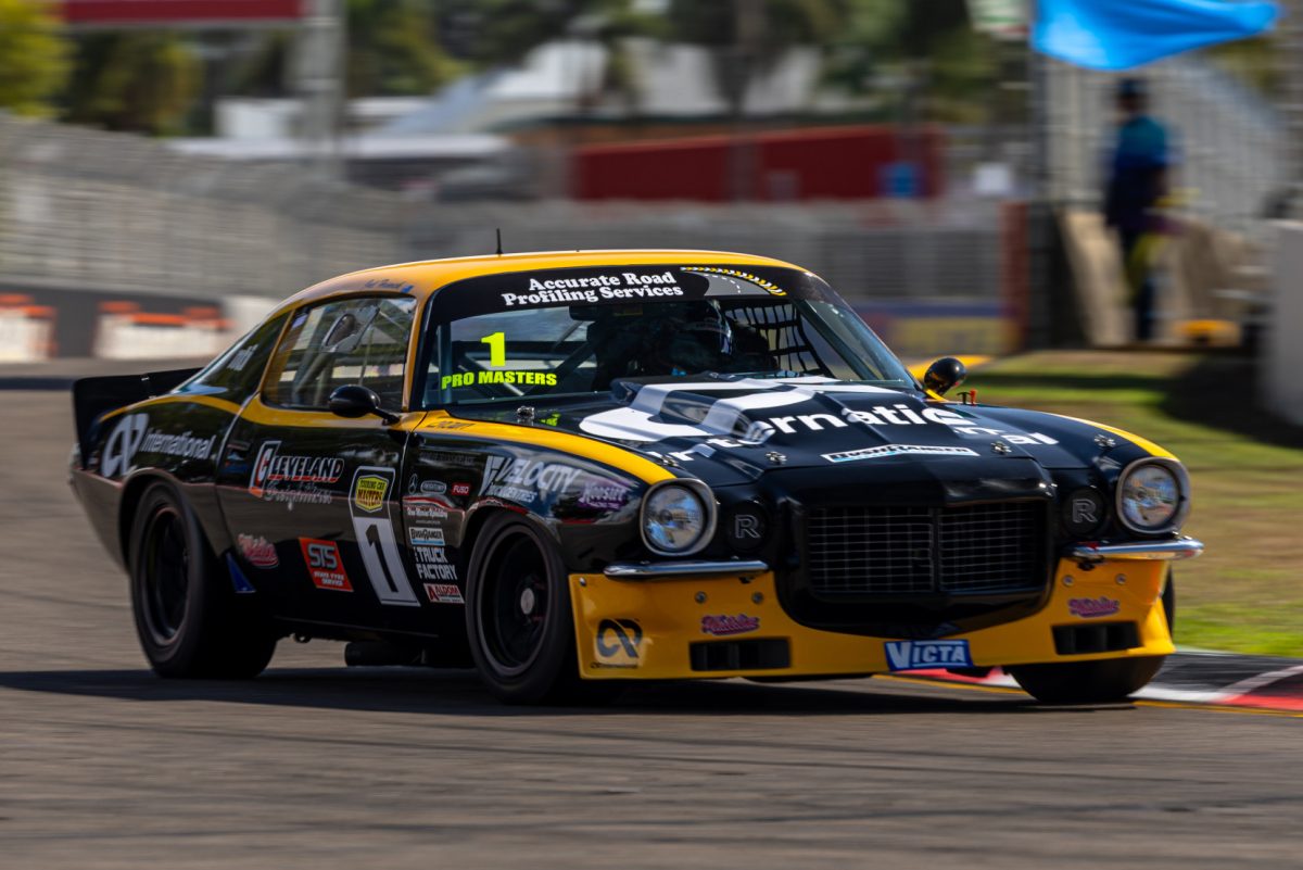 Joel Heinrich won Race 2 in his Touring Car Masters return.