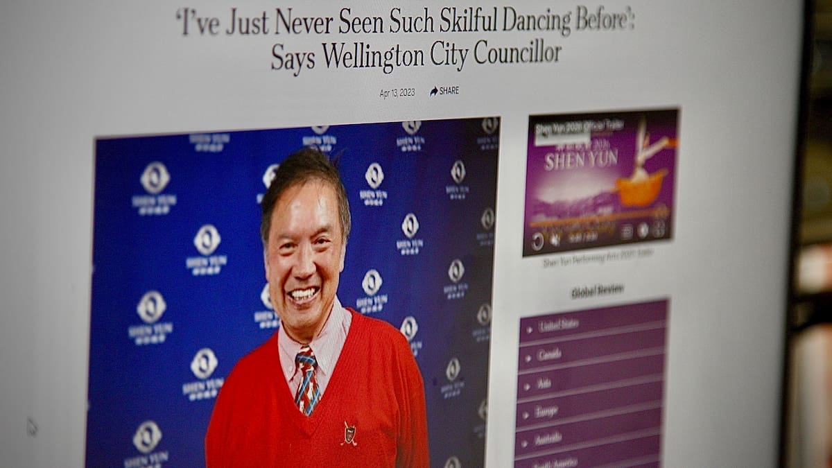 Wellington councillor Ray Chung tells NZSIS Chinese Embassy questioned him after Shen Yun dance