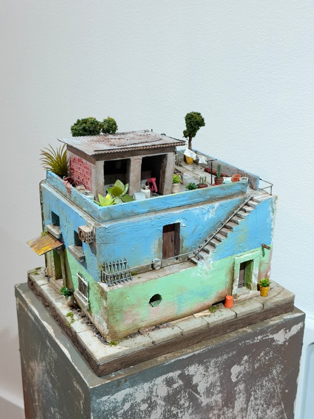 Meow Wolf Denver's Guillermo Ruiz is showing this untitled miniature sculpture in the Galleri art gallery to celebrate the company's behind-the-scenes Denver workers. (Provided by Brandon Vargas, Meow Wolf Denver)