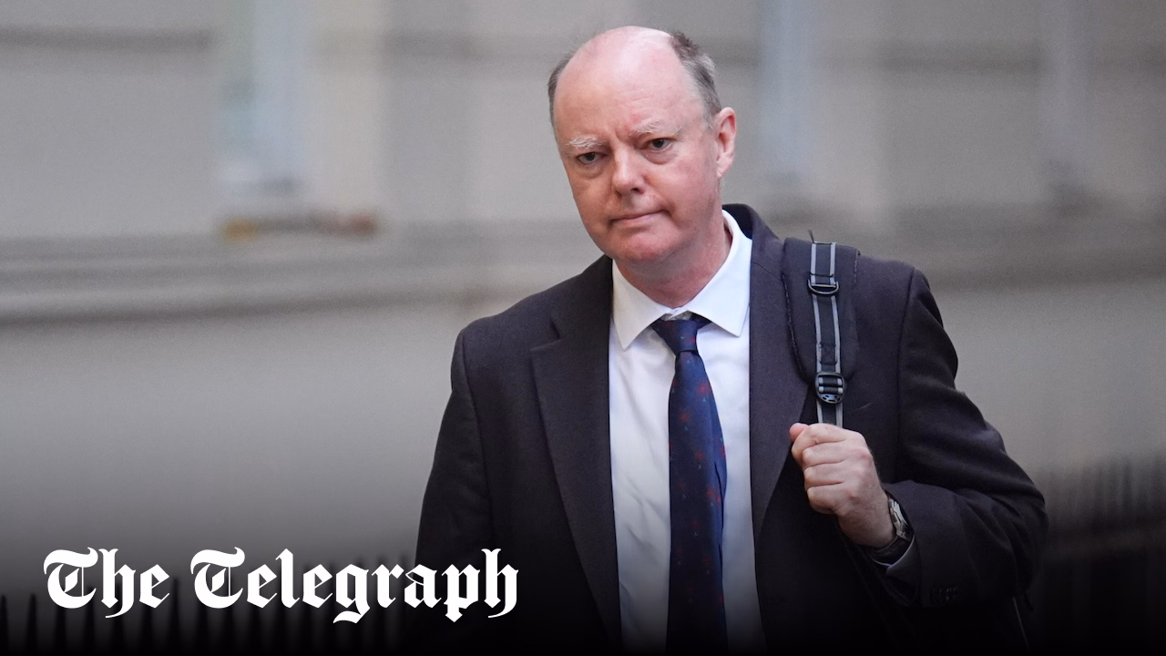 Working from home could cut your life short, warns Chris Whitty