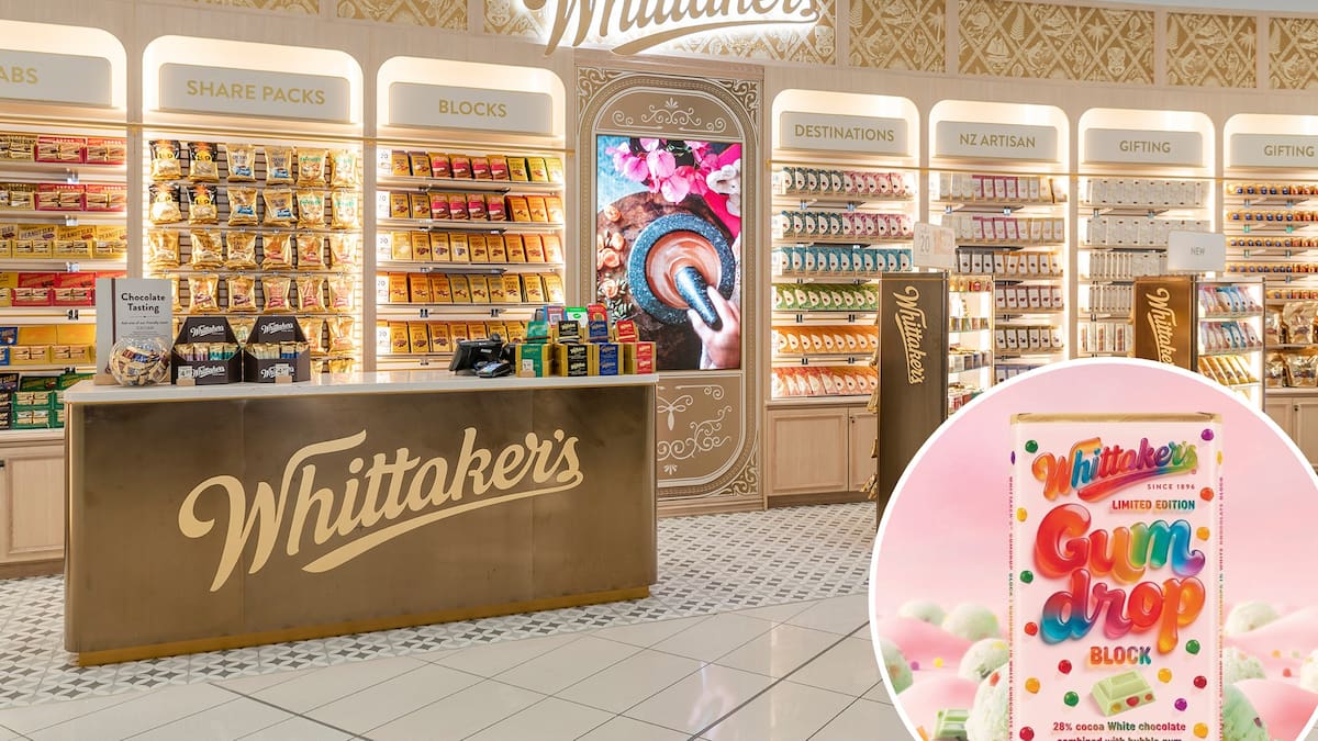 Whittaker’s new Gumdrop Block chocolate inspired by Tip Top’s Goody Gum Drops ice cream