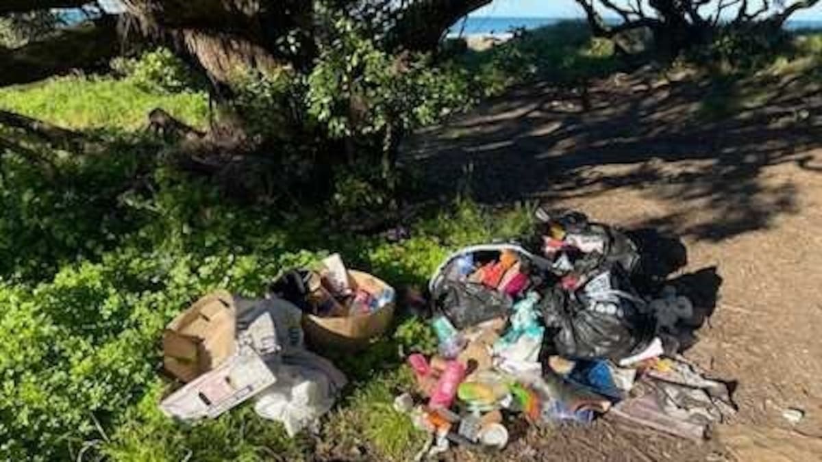 Illegal rubbish dumping blights Gisborne’s popular Makorori surf beach