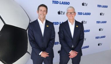Apple's Tim Cook & John Ternus Talk CEO Transition At 'Ted Lasso' Premiere
