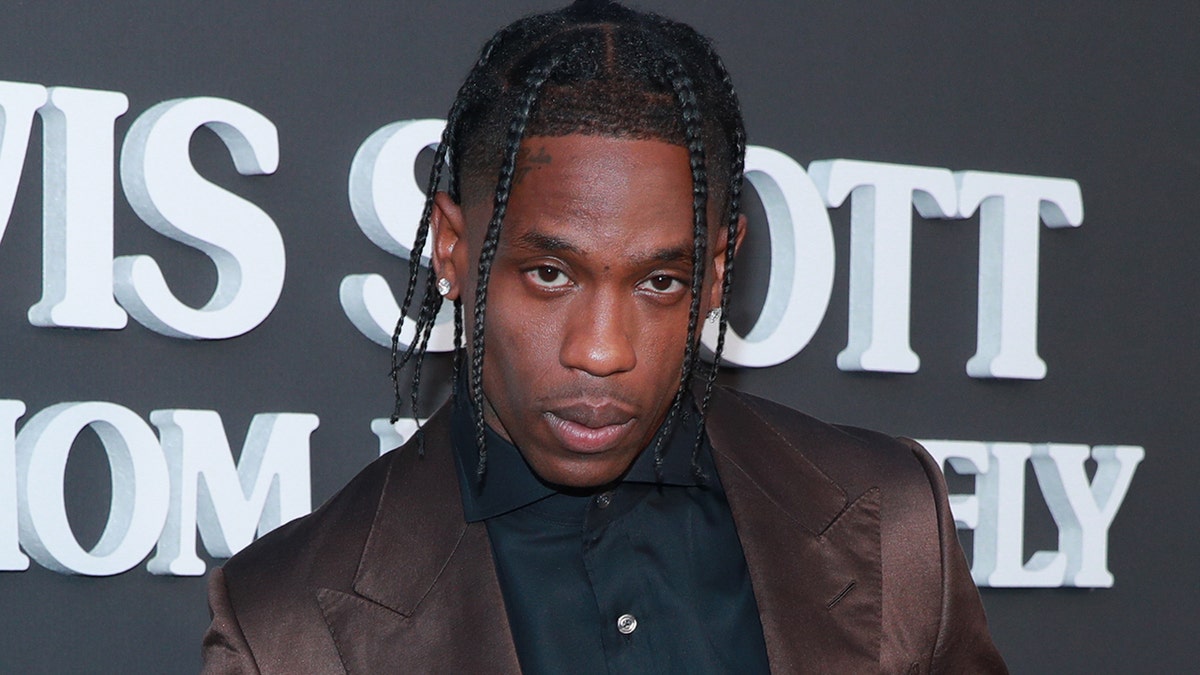 Travis Scott on the red carpet