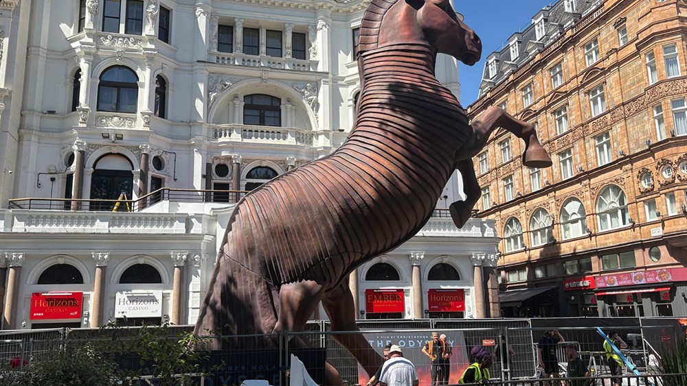 How Universal Made a 8,800 pound Trojan Horse for The Odyssey Premiere