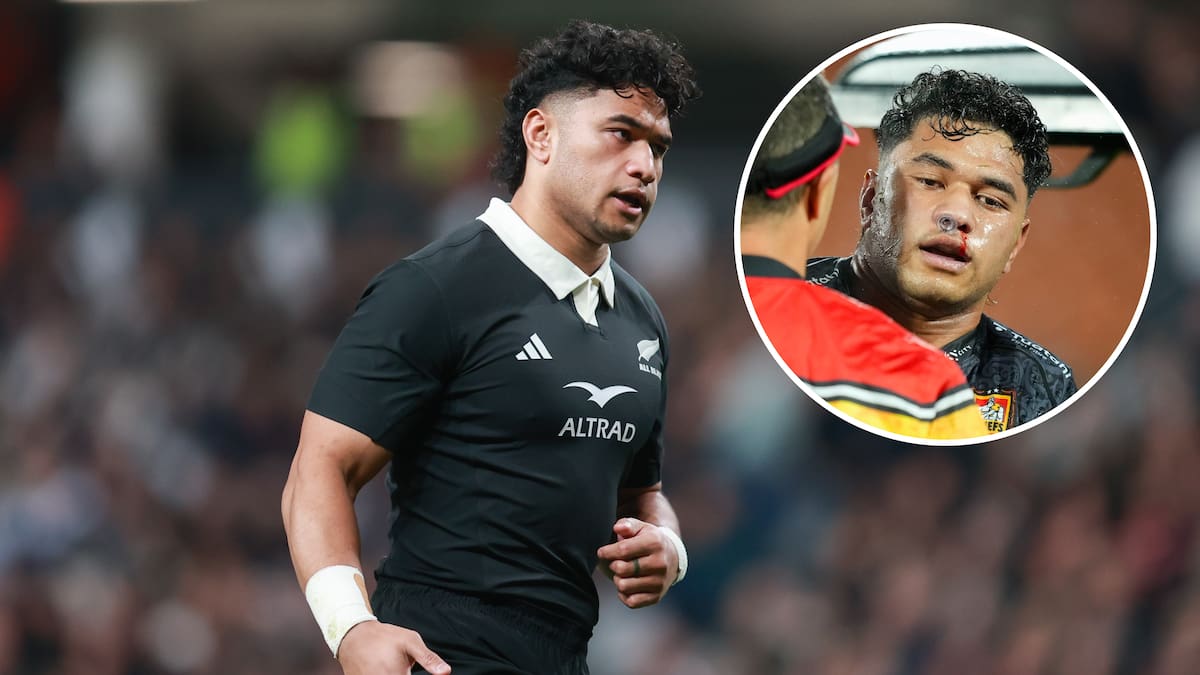 All Blacks: After Wallace Sititi’s head knock, his mother wanted him out of rugby for a ‘long time’
