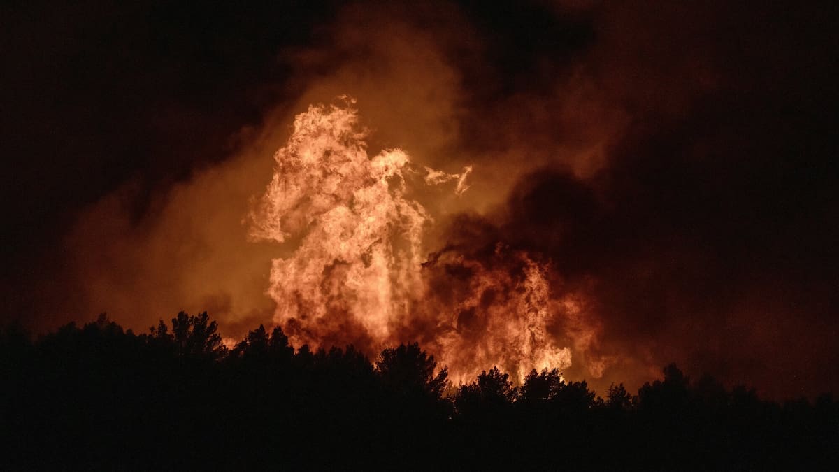 Big wildfires hit dry southern France, fanned by 30C heat and strong wind gusts