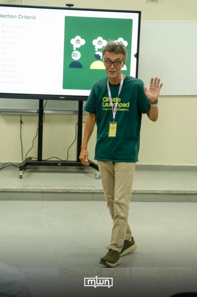 Ron Bloemers Leading the ClimateLaunchpad Bootcamp at FLSH UMI, Meknes / MWN Photography Team 