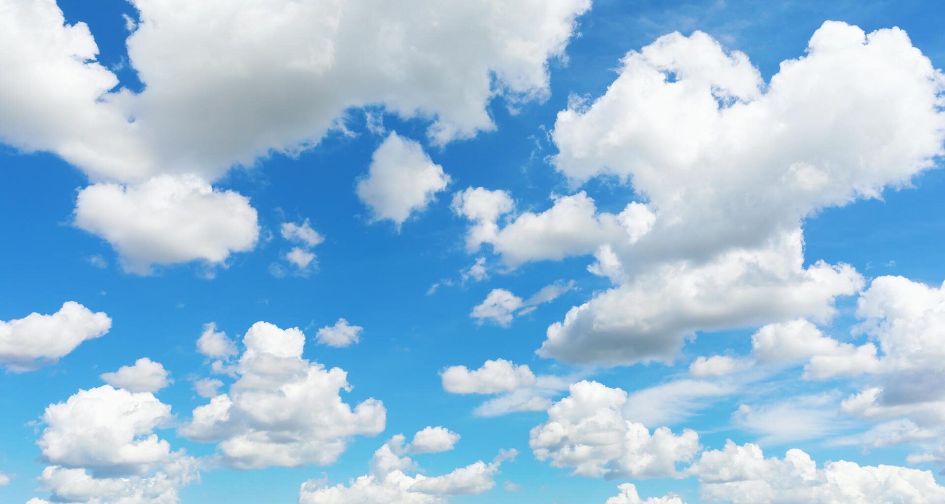 White Clouds Blue Sky