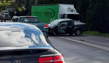 Emergency services respond after Whenuapai highway crash injures four