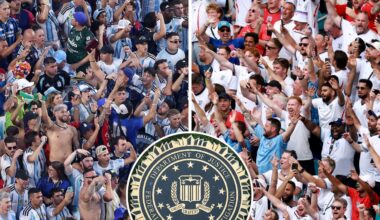 Fifa World Cup: England v Argentina labelled ‘highest risk’ game by FBI