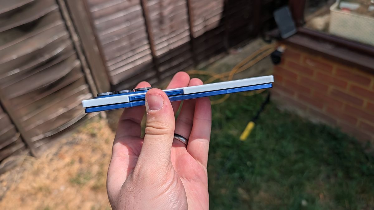 3d printed case on back of galaxy z fold 7