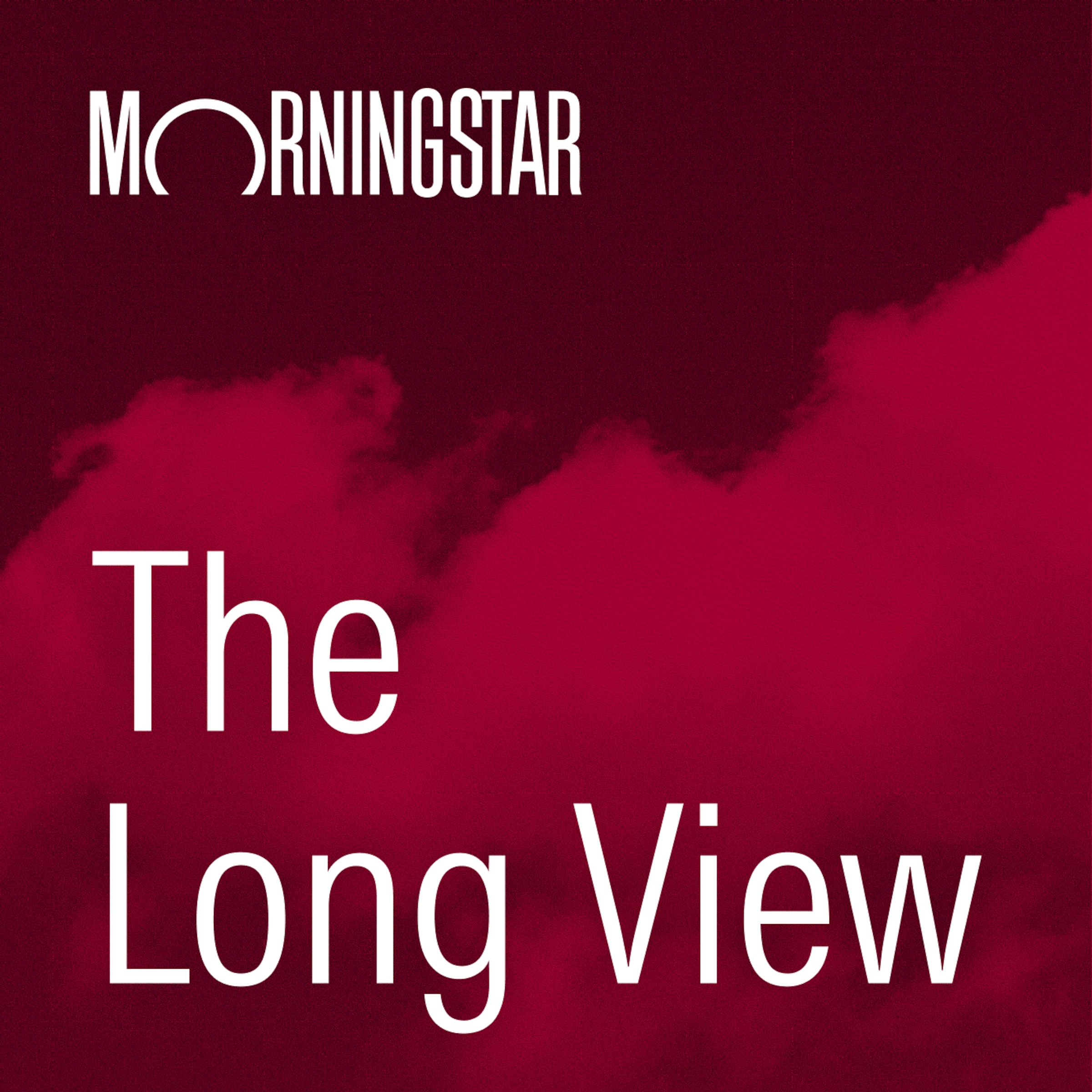 Collage illustration featuring "The Long View" podcast