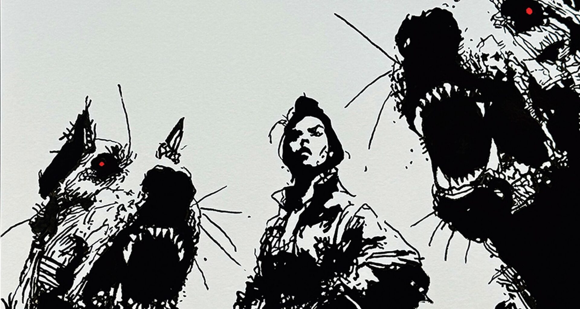 This artist created a ‘Southern American sumi-e’ art style using sumi and Diamine ink on Bristol vellum